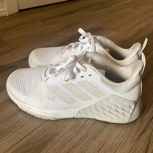 Adidas Dropset 2 Trainer Cloud White Grey Women’s size 7 Training Shoes